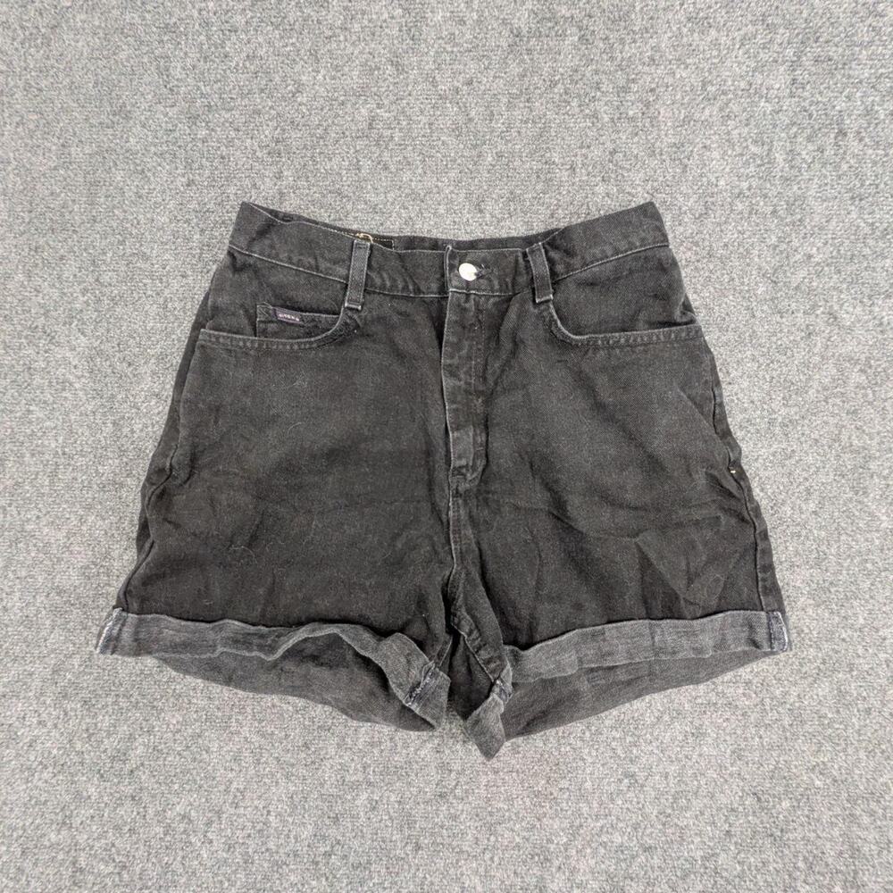 Riders Denim Shorts Womens 32 Black Workwear Summer Jean Shorts Bottoms